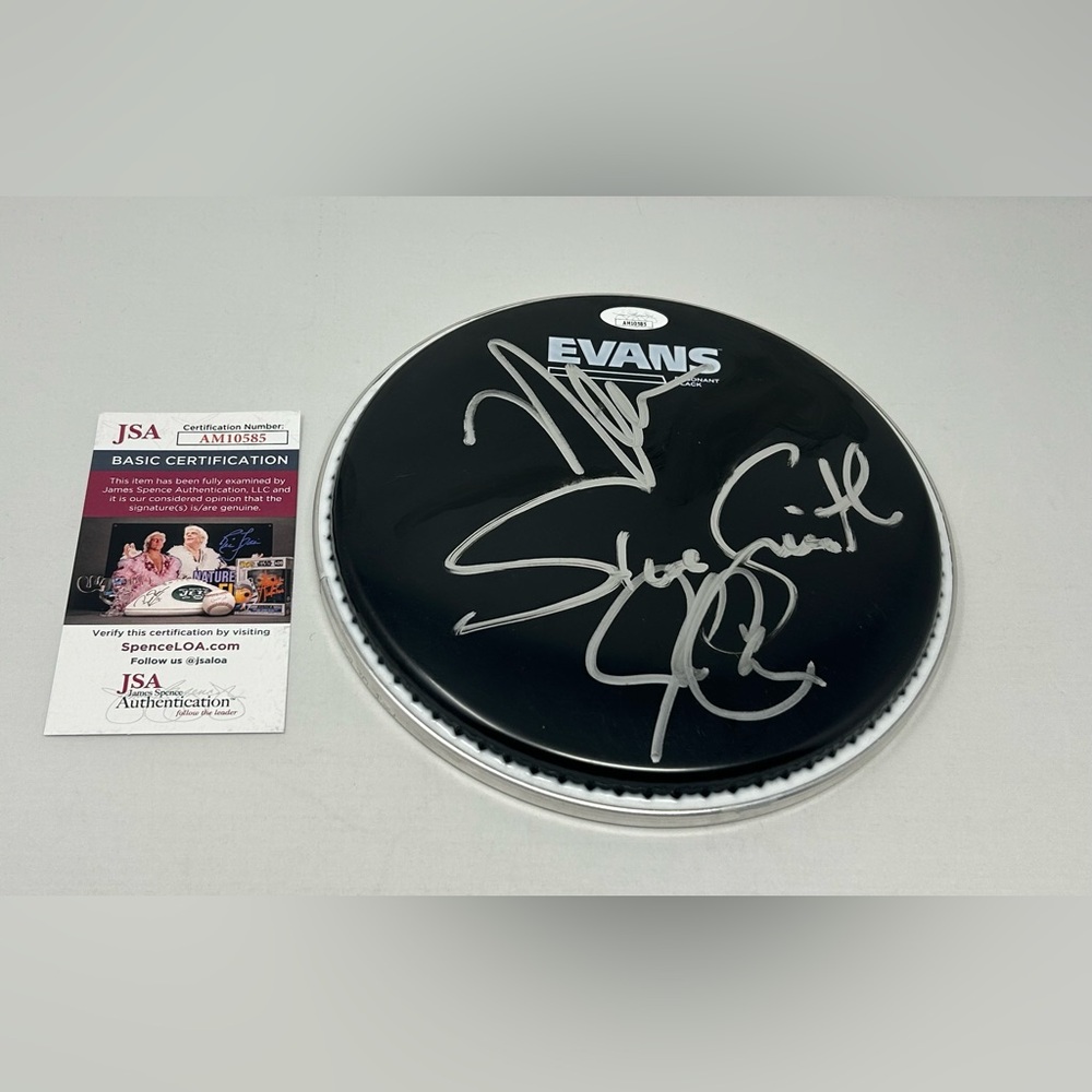 Journey signed Drumhead JSA COA